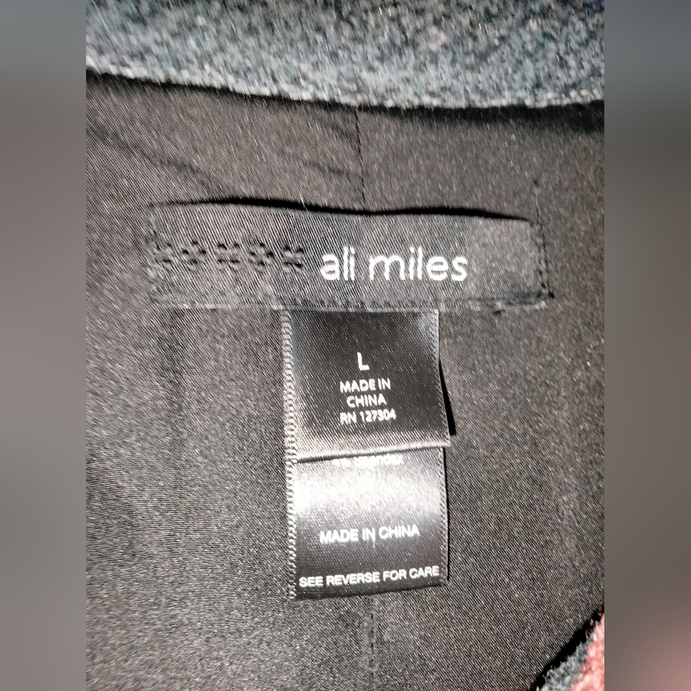 Ali Miles (Size L) Multicolored Patchwork Button … - image 2